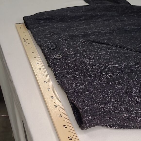 Vintage woolen Touch 2 button tuxedo style jacket - Picture 8 of 11